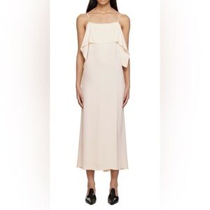 NEW Toteme Draped Cami Dress Size 38 EU (US 6) Blush